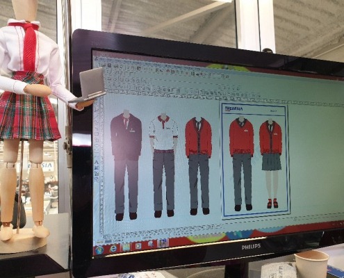 Proceso de fabricación de un uniforme escolar personalizado
